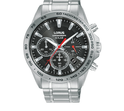 Lorus Mens Chronograph Solar Watch