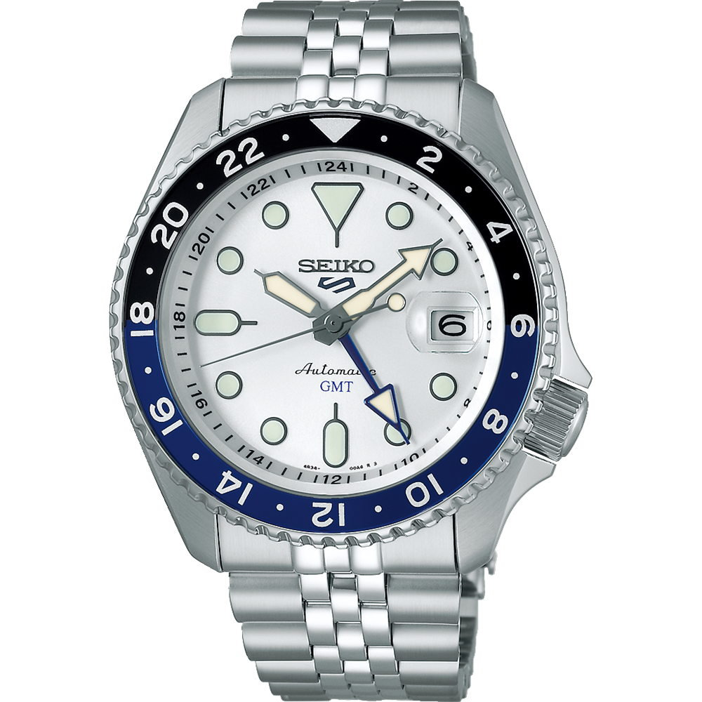 Seiko Mens 5 Sports Black/Blue Automatic Watch
