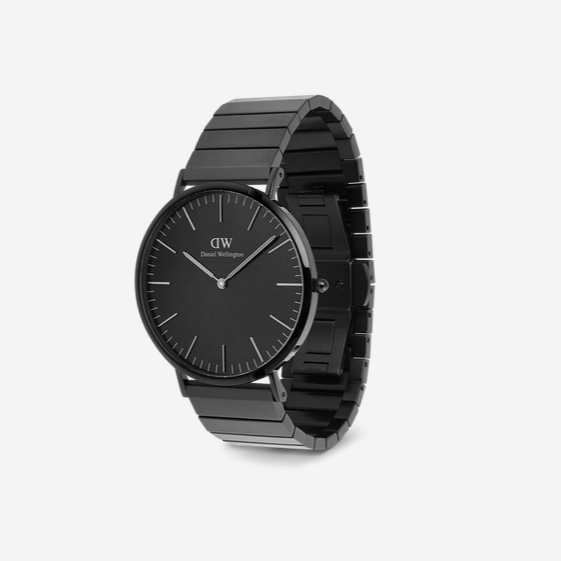 Daniel Wellington Classic 40 Black Piano Link Watch
