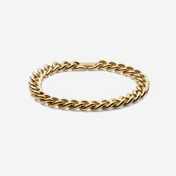 Daniel Wellington Gold Plated Chunky Chain Bracelet