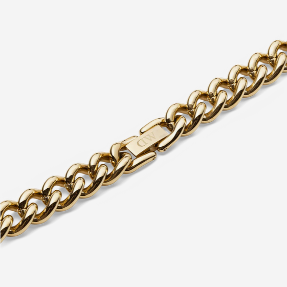 Daniel Wellington Gold Plated Chunky Chain Necklace