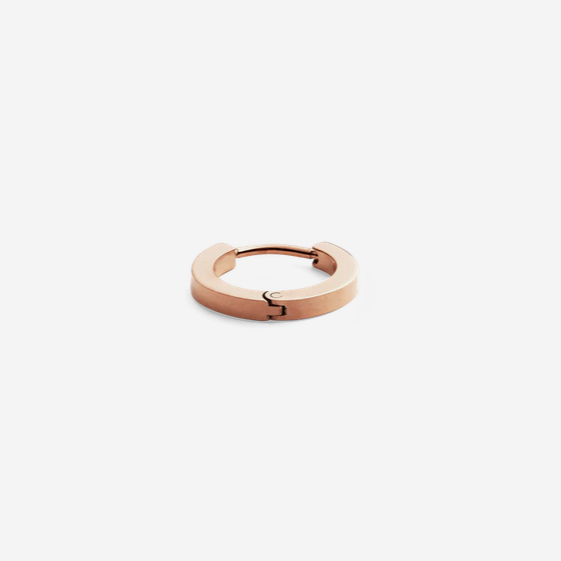 Daniel Wellington Rose Gold Plated Micro Hoop Single Earring