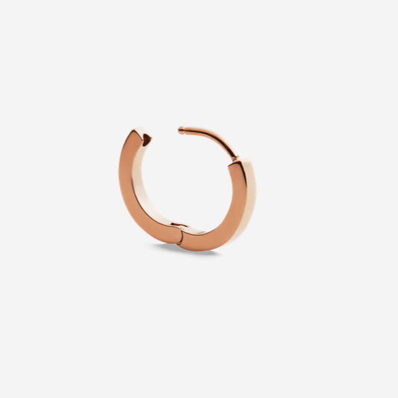 Daniel Wellington Rose Gold Plated Micro Hoop Single Earring