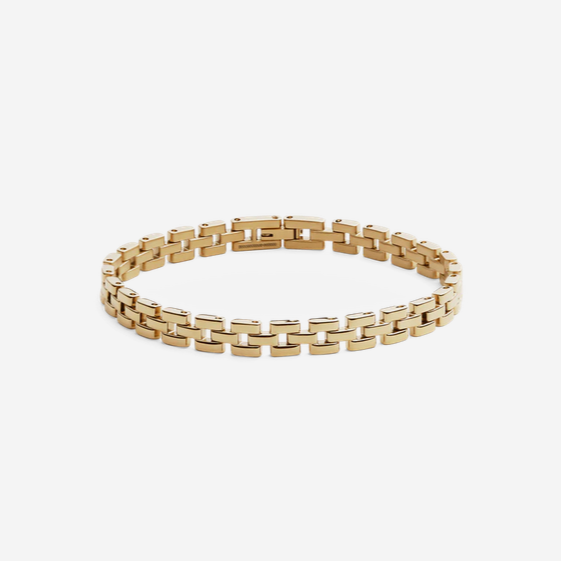 Daniel Wellington Gold Plated Perfect Pair Link 3 Row Bracelet