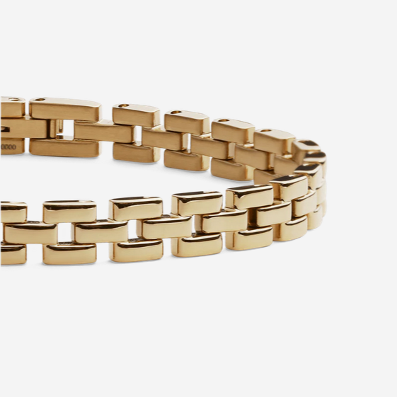 Daniel Wellington Gold Plated Perfect Pair Link 3 Row Bracelet