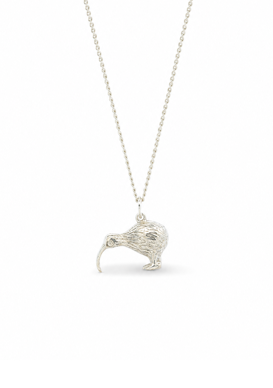 Sterling Silver Kiwi Pendant