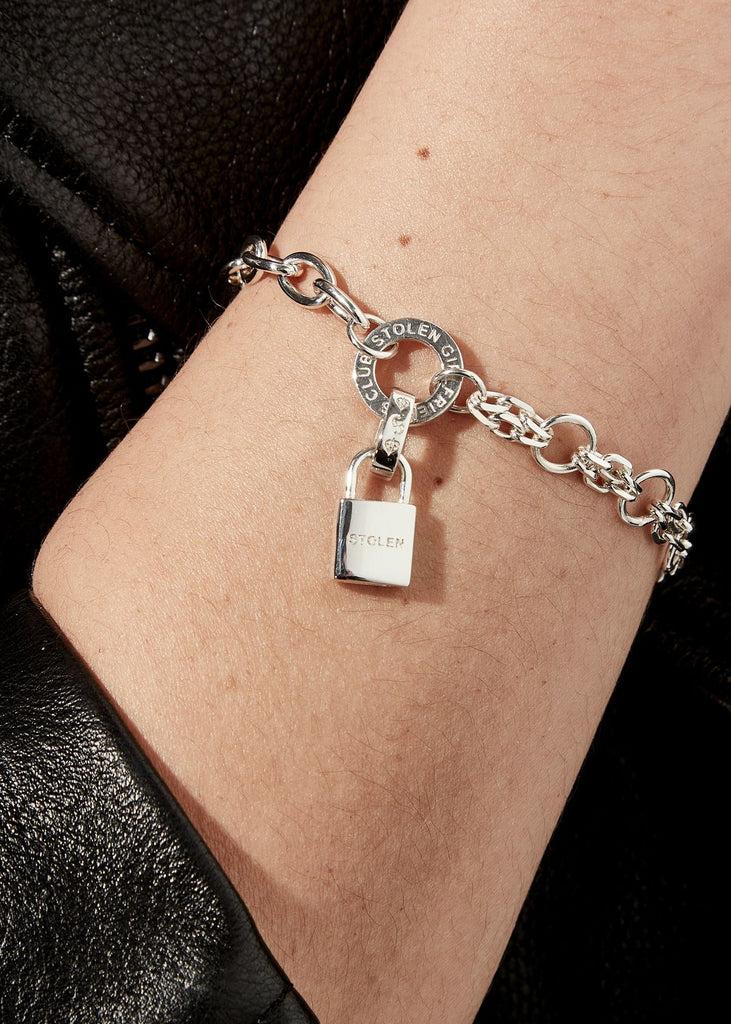 Stolen Girlfriends Club Sterling Silver Unbreakable Lock Charm