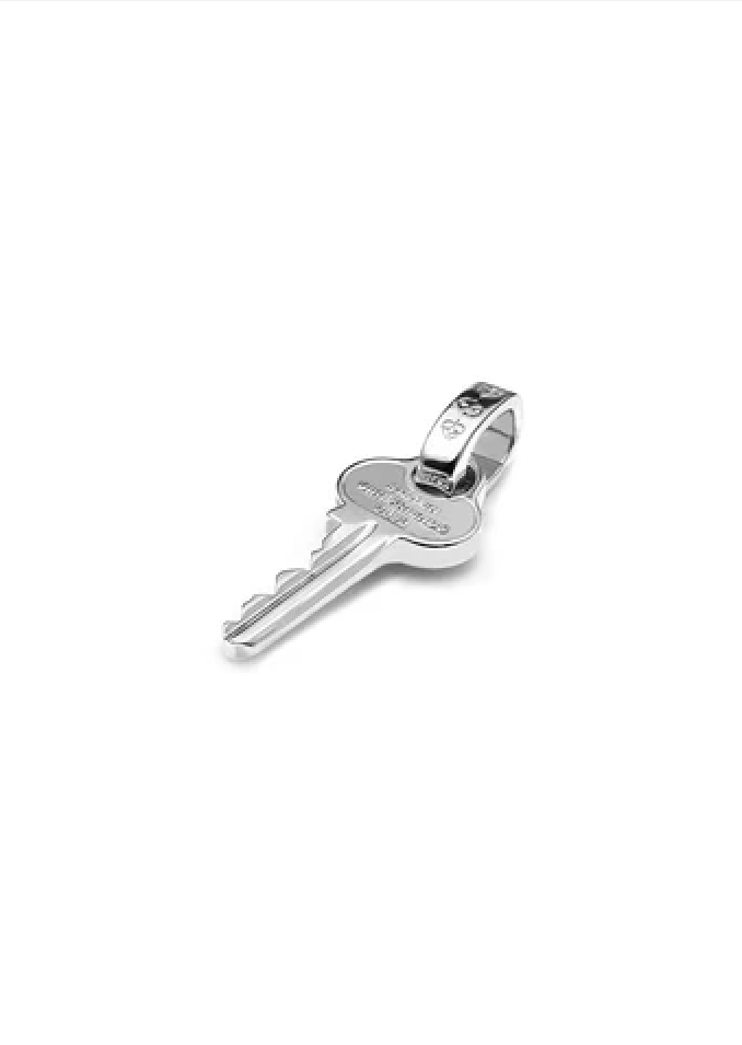 Stolen Girlfriends Club Sterling Silver Key To The Club Charm