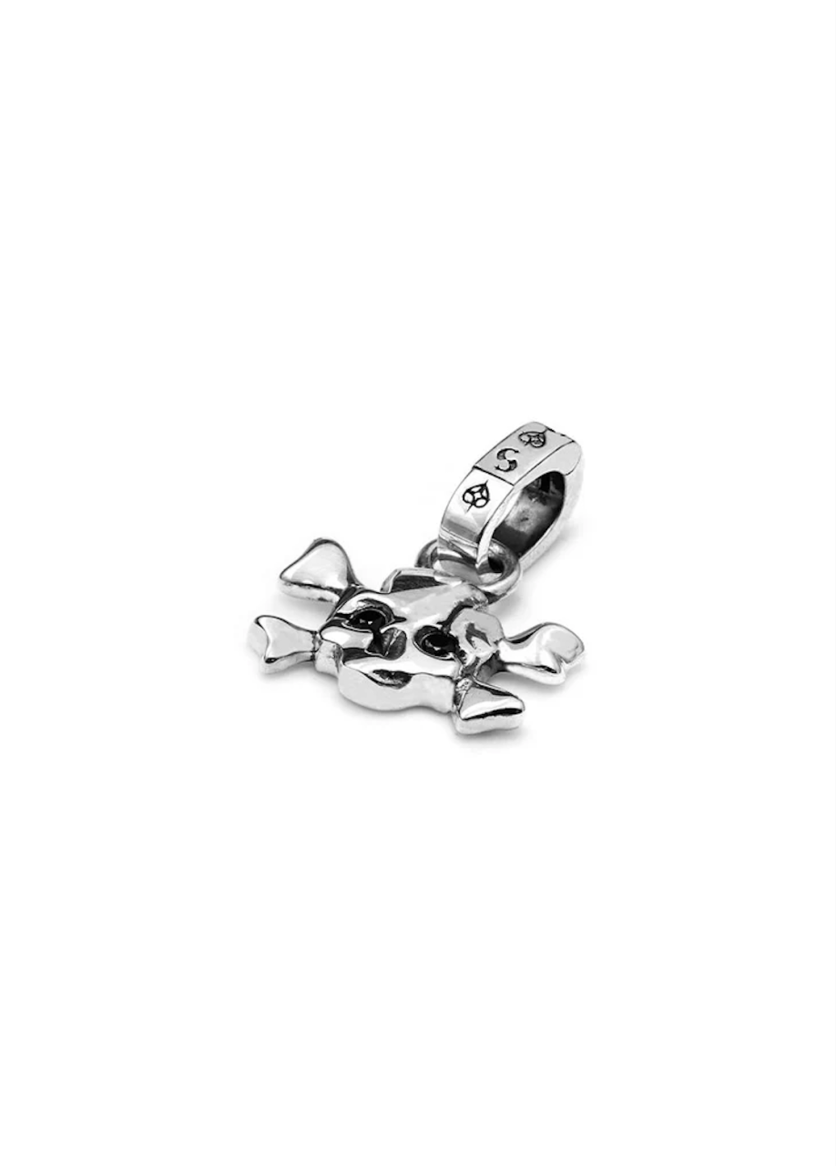 Stolen Girlfriends Club Sterling Silver Jolly Roger Charm