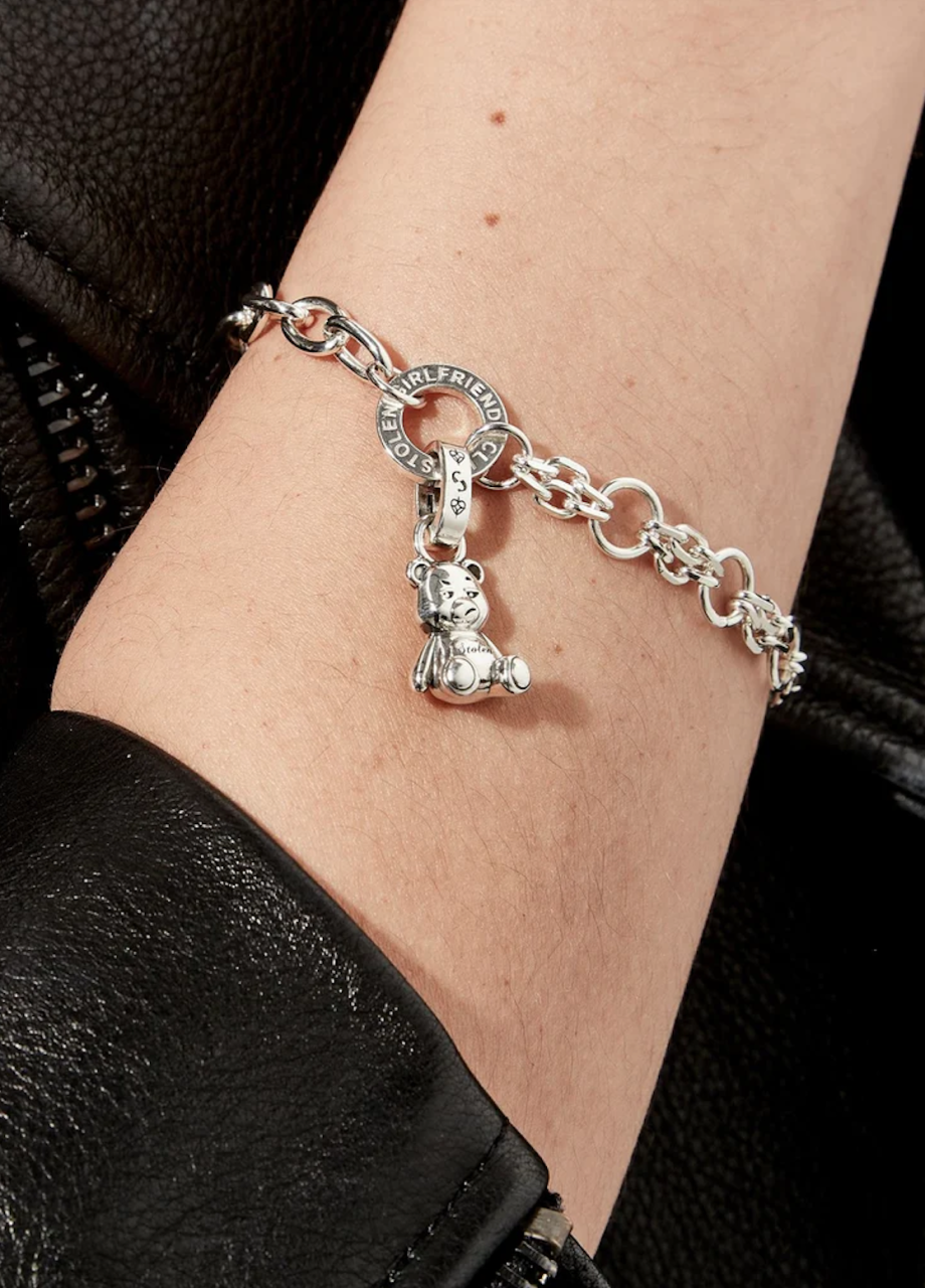 Stolen Girlfriends Club Sterling Silver Stolen Teddy Charm