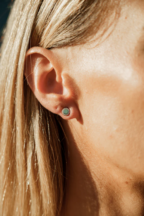 Georgini Gold Plated Chic Noel High Shine Stud Earrings