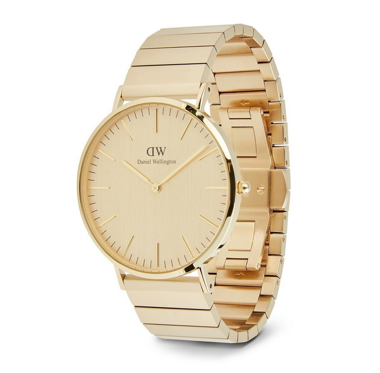 Daniel Wellington 40mm Classic Evergold Piano Link Watch