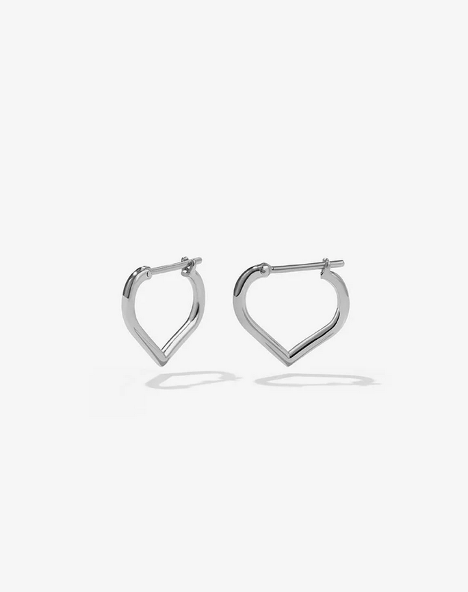 Meadowlark Sterling Silver Small Love Hoops