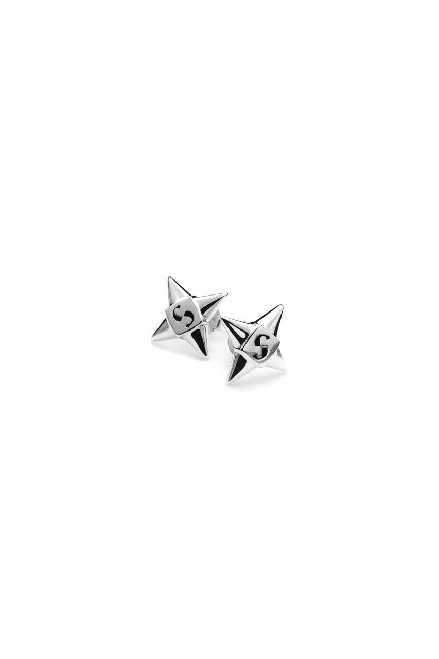 Stolen Girlfriends Club Sterling Silver Star Shock Stud Earrings