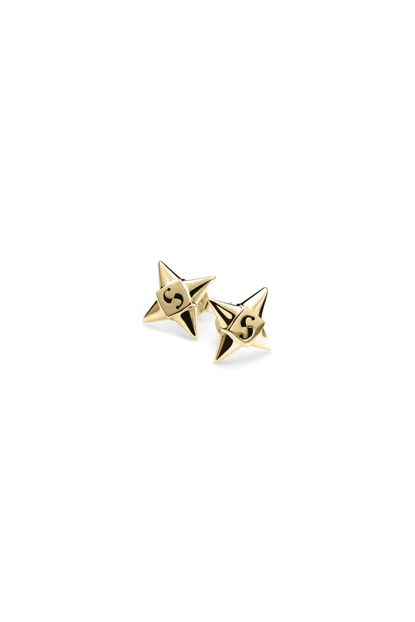 Stolen Girlfriends Club Sterling Silver Star Shock Stud Earrings