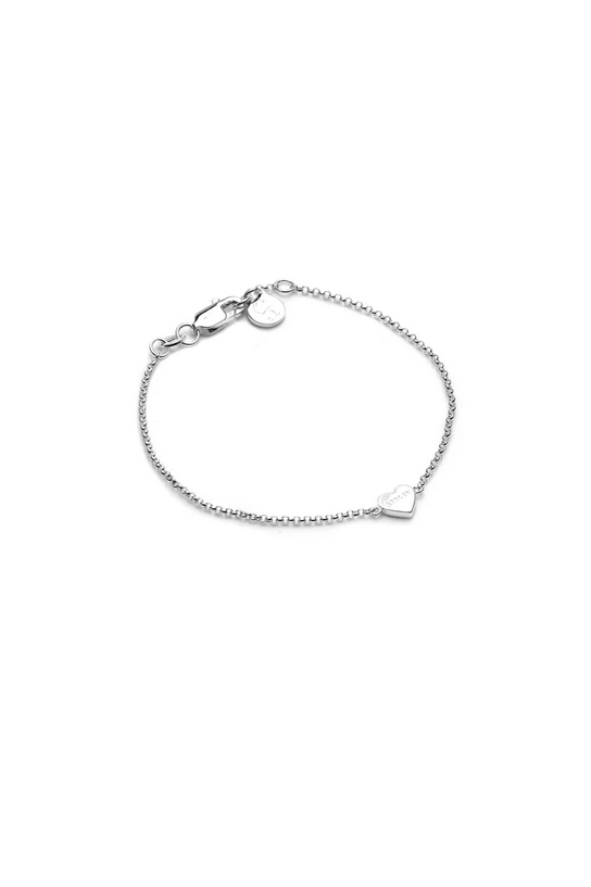 Stolen Girlfriends Club Sterling Silver Single Heart Bracelet