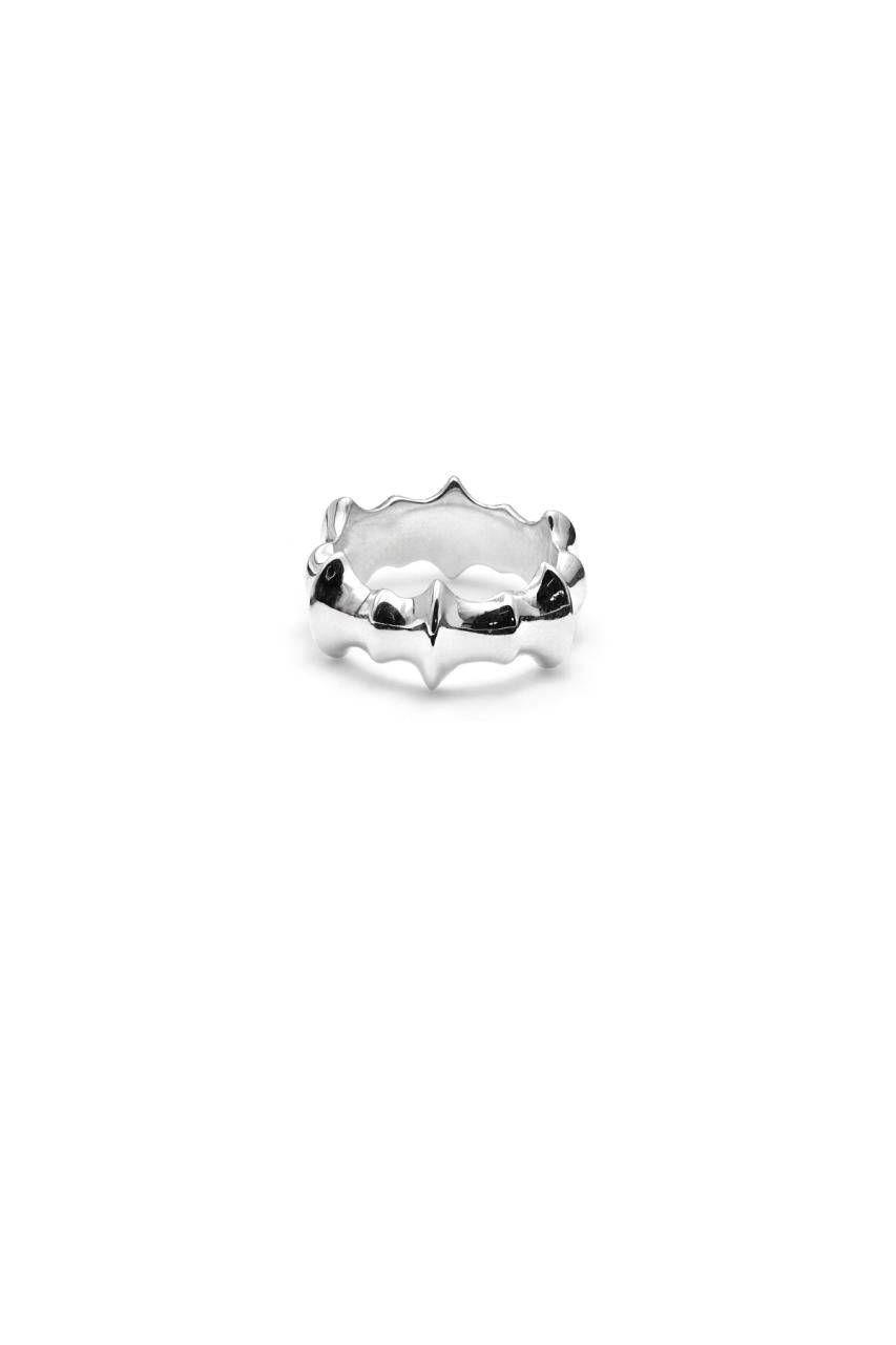 Stolen Girlfriends Club Sterling Silver Jagged Band Ring