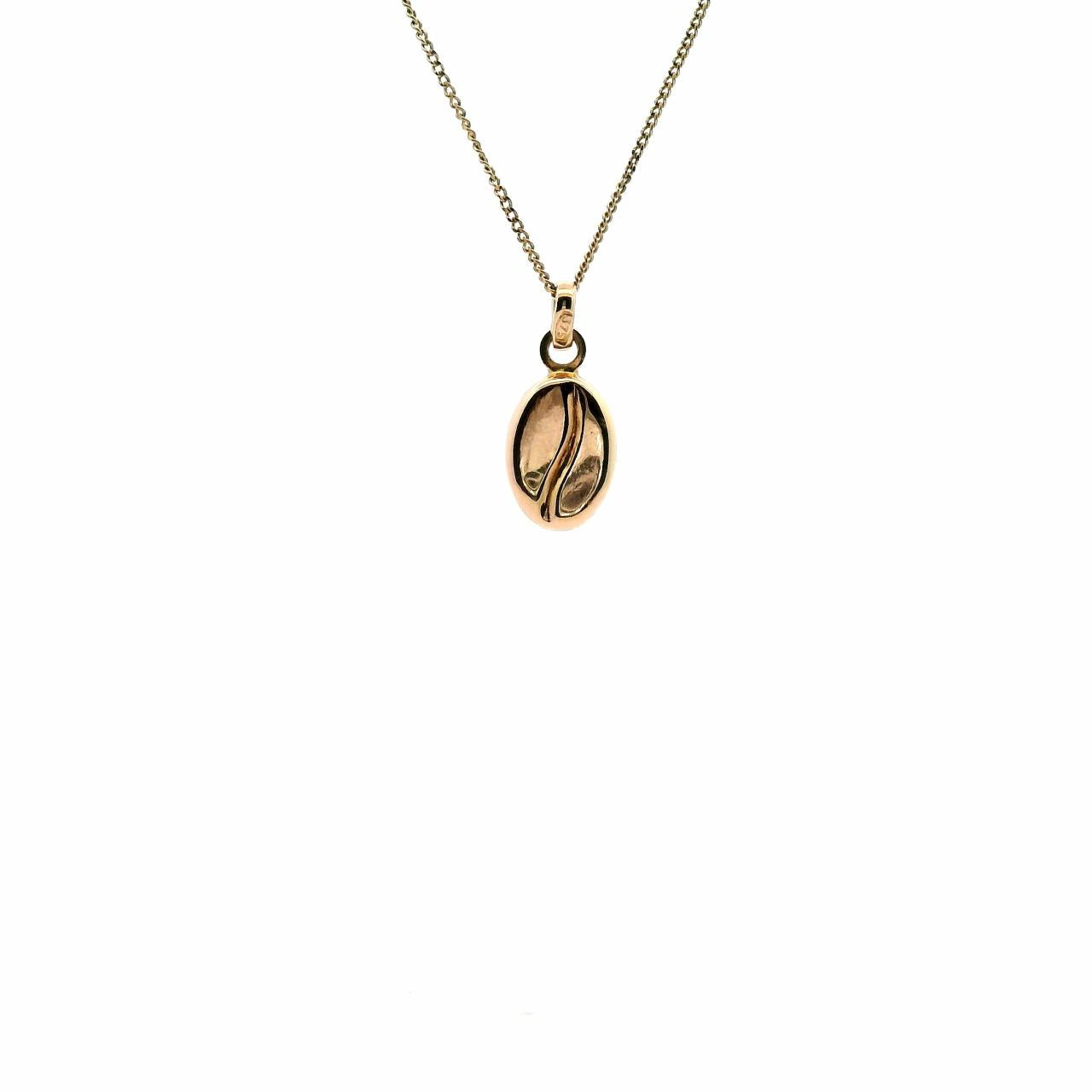 Estate 9ct Yellow Gold Coffee Bean Necklace