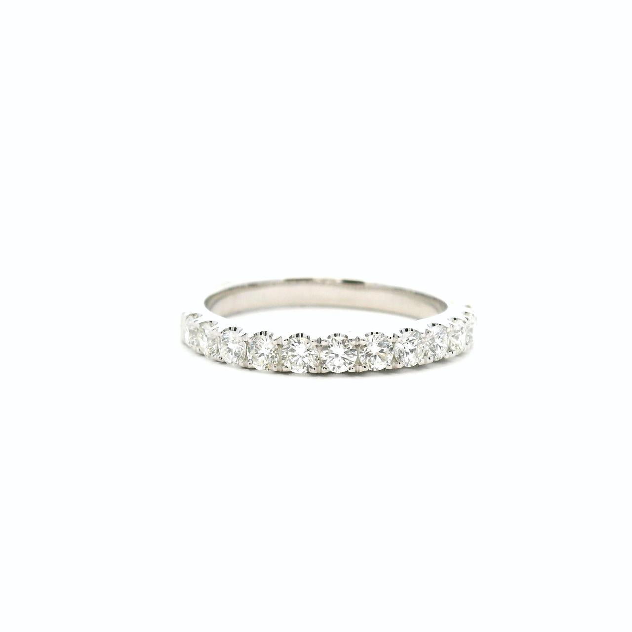 18ct White Gold Diamond Band Ring