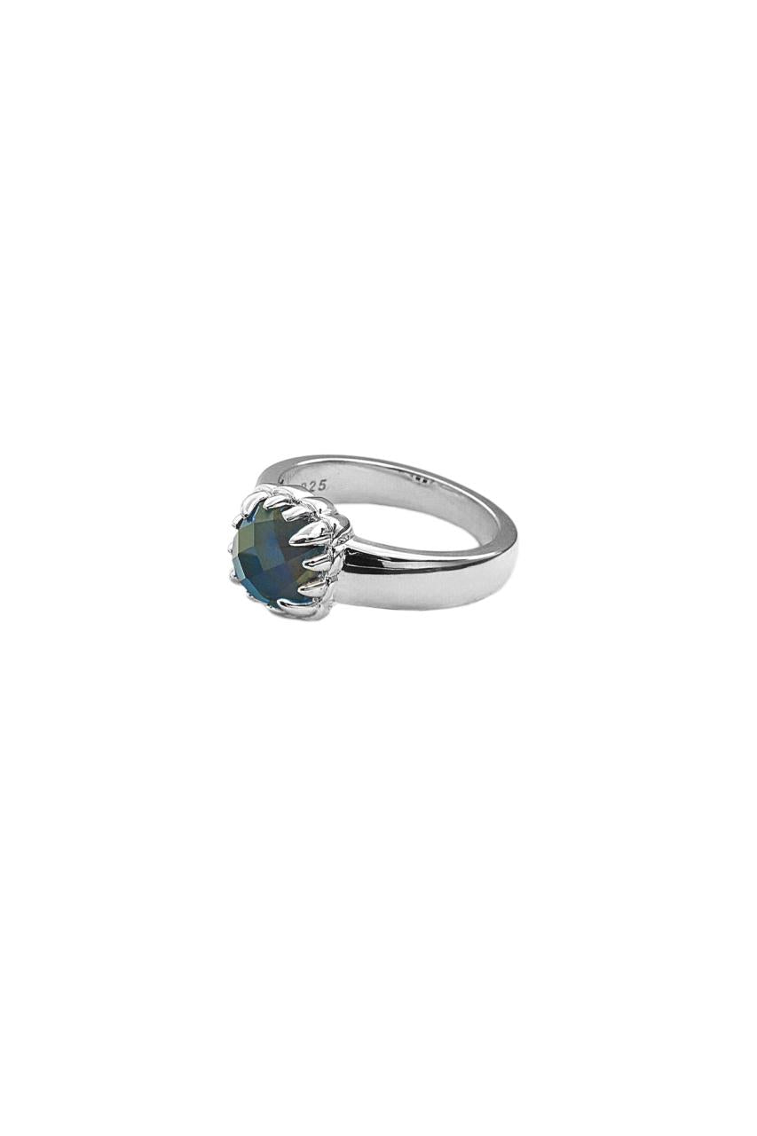 Stolen Girlfriends Club Sterling Silver Mood Crystal Baby Claw Ring