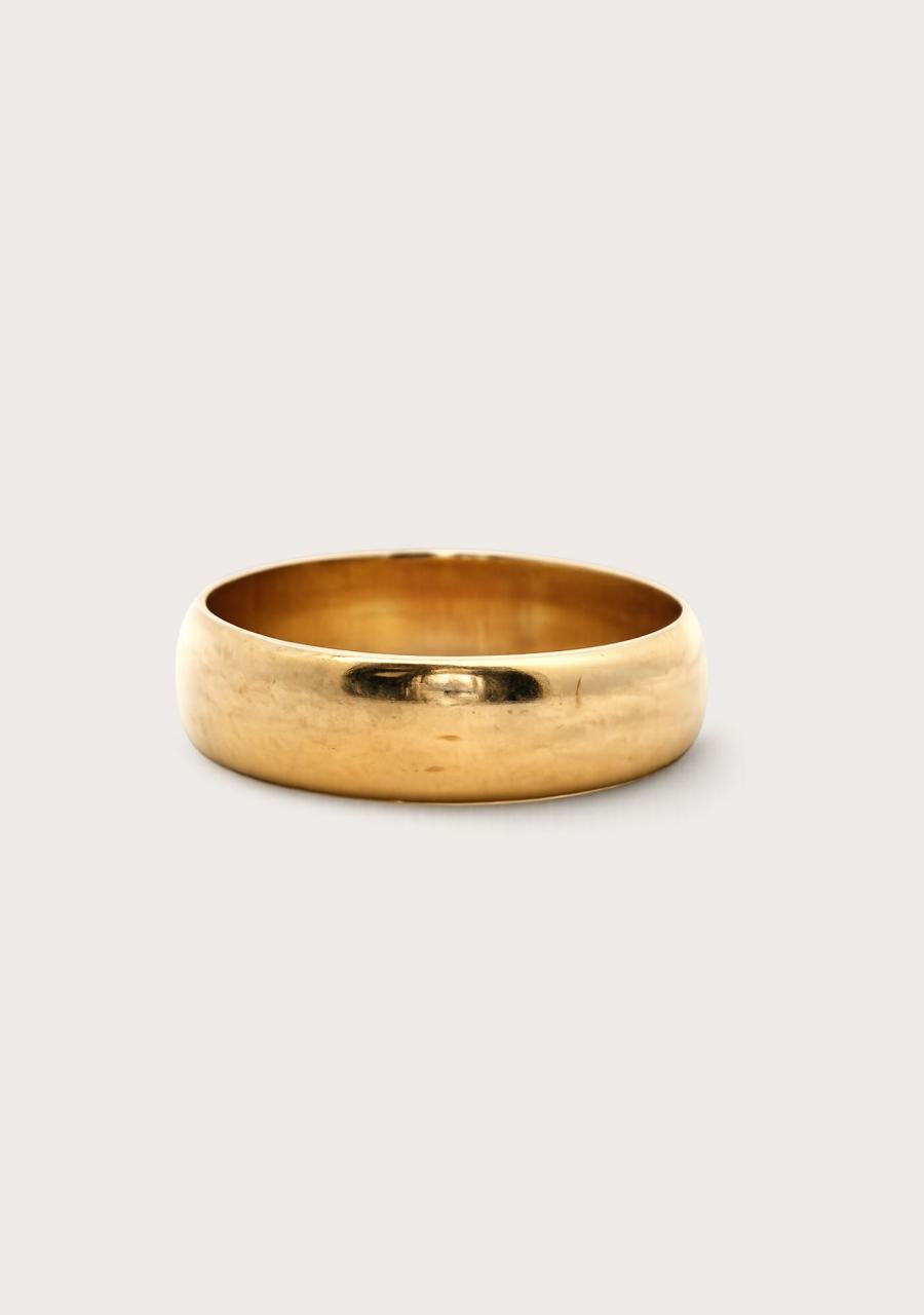 Estate 18ct Yellow Gold 3.5mm Plain Band