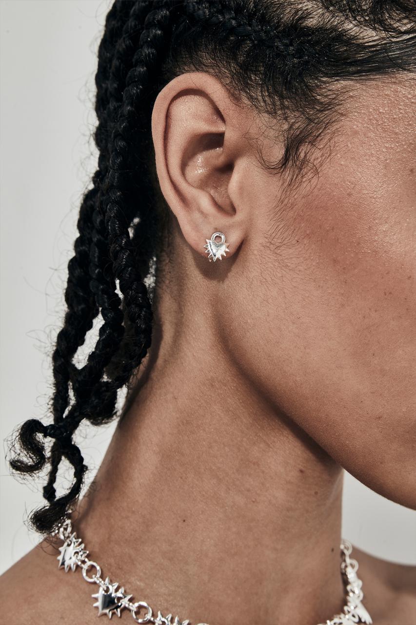 Stolen Girlfriends Club Love Locket Stud Earrings