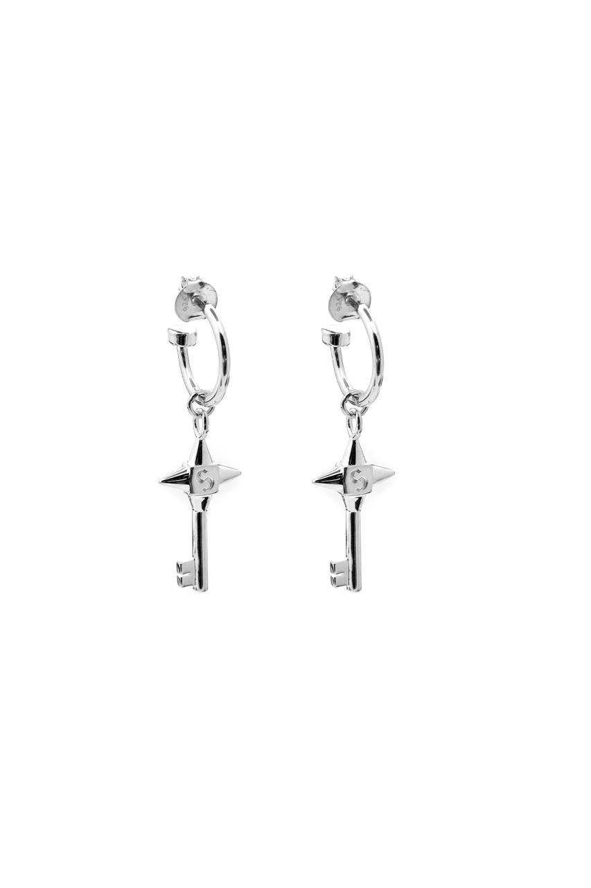Stolen Girlfriends Club Love Key Anchor Earrings