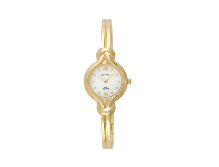 Olympic Ladies Round Semi Bangle Bracelet Watch