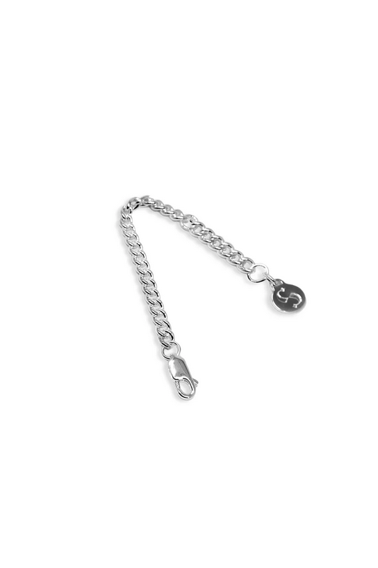 Stolen Girlfriends Club Sterling Silver Wide Curb Extender Chain