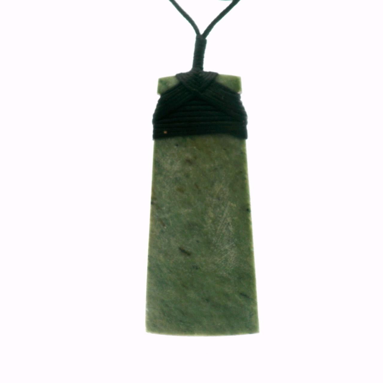 Greenstone Toki Pendant on Cord