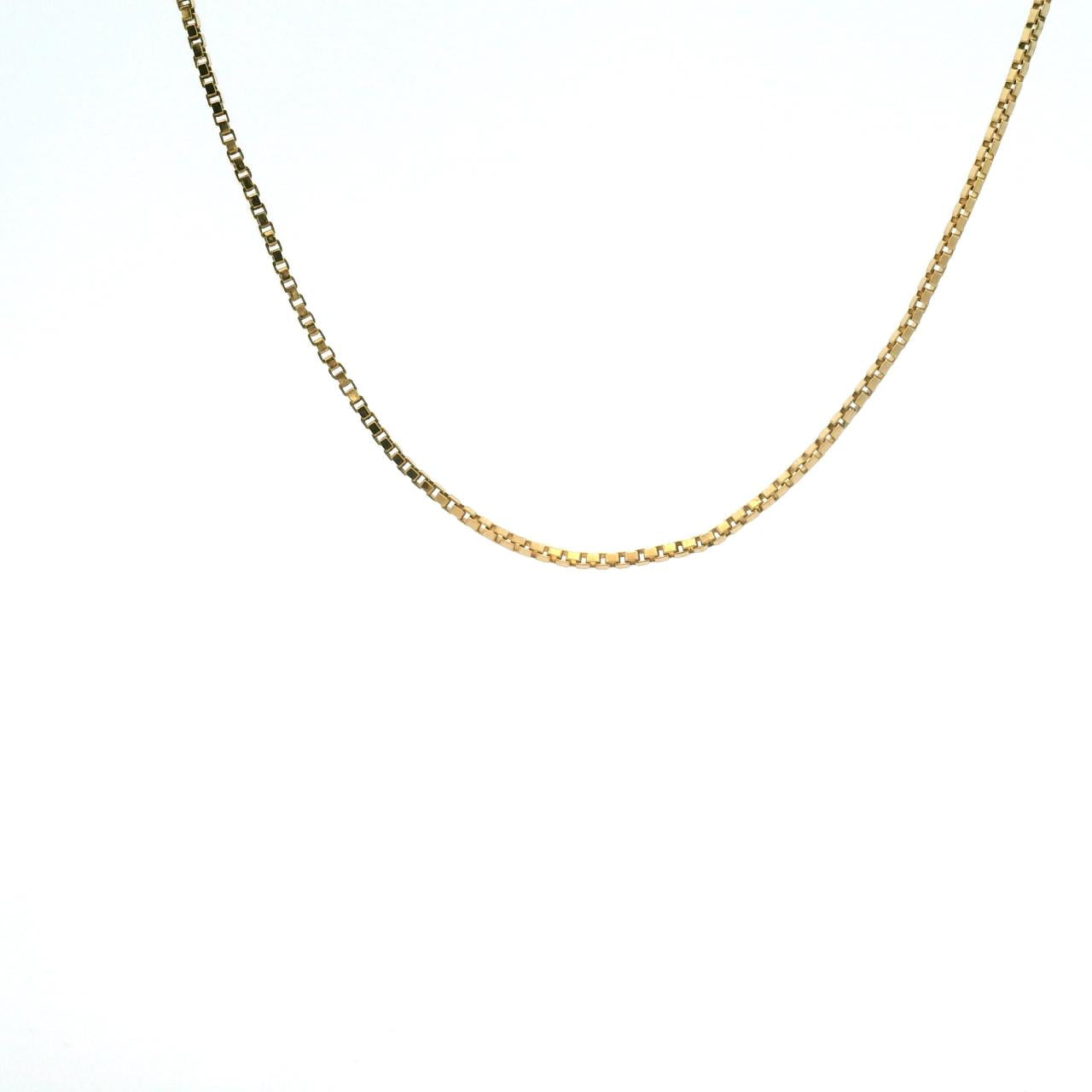 Estate 9ct Yellow Gold Box Chain