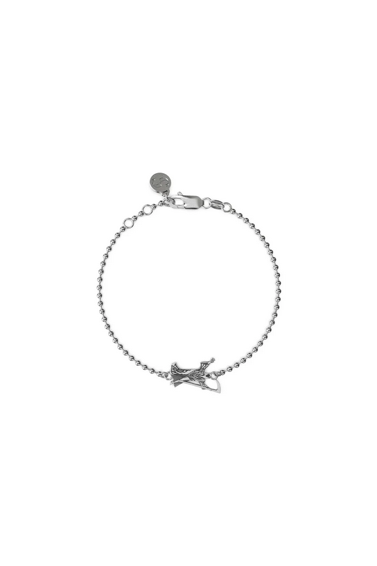 Stolen Girlfriends Club Sterling Silver Grim Reaper Bracelet
