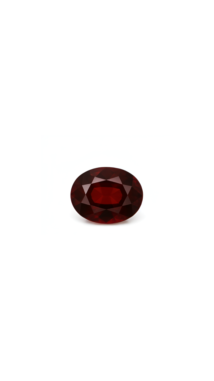 Oval Cut Deep Red Garnet 6.10ct