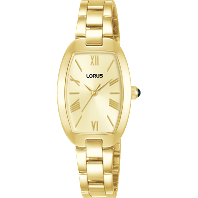 Lorus Stainless Steel Gold Ladies Dress Watch