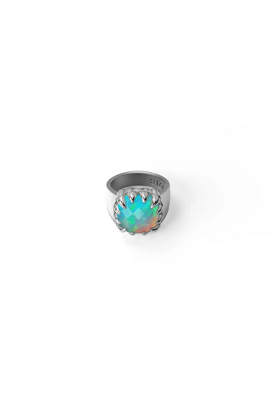 Stolen Girlfriends Club Sterling Silver Opal Claw Ring