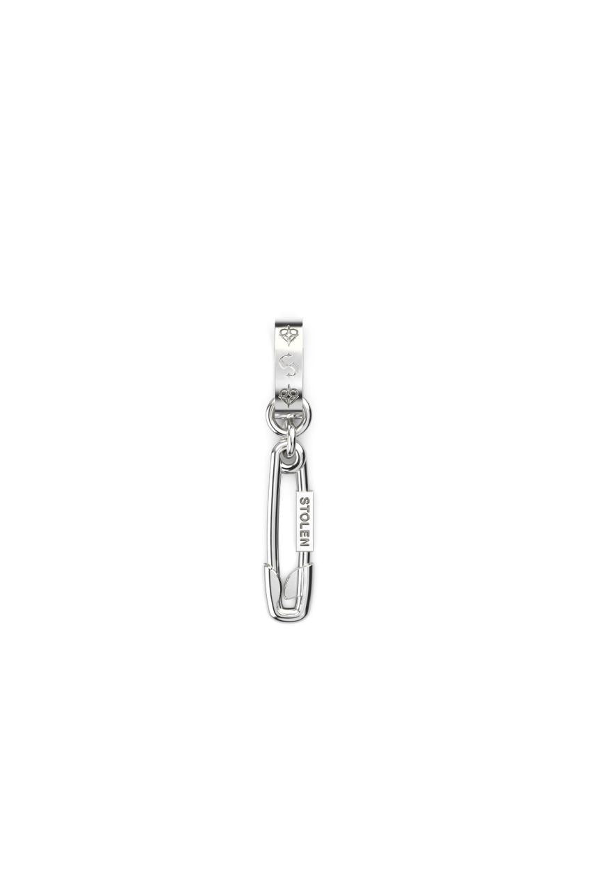 Stolen Girlfriends Club Sterling Silver Safety Pin Charm