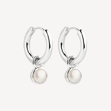 Najo Sterling Silver Heavenly Freshwater Pearl Earrings