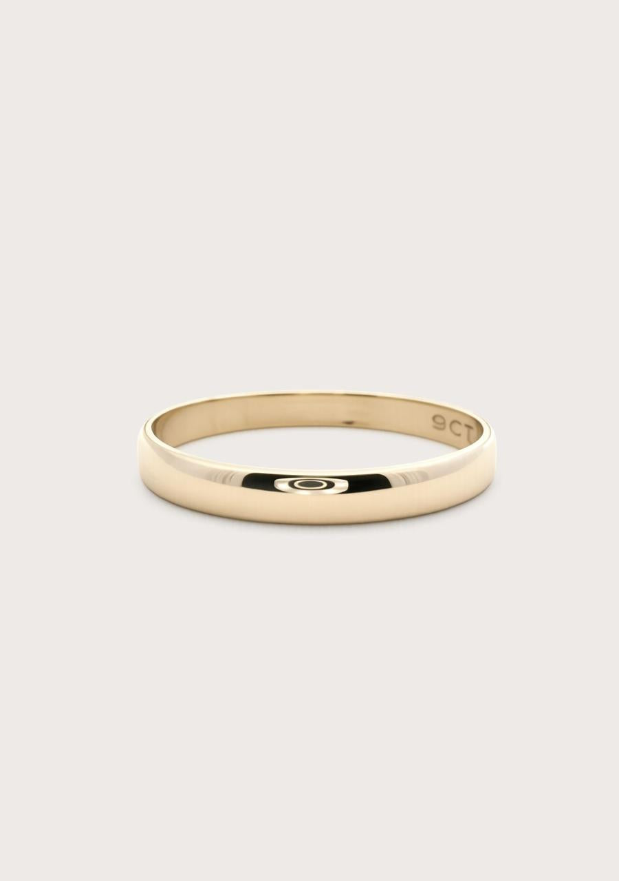 Estate 9ct Yellow Gold Plain 2.7mm Band
