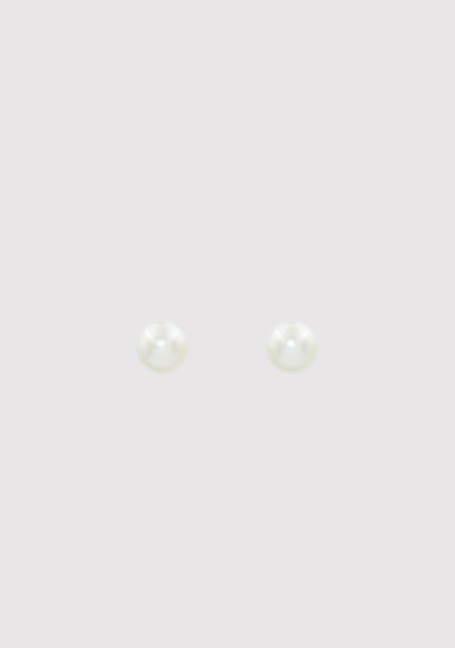 9ct Yellow Gold Freshwater Pearl Birthstone Stud Earrings
