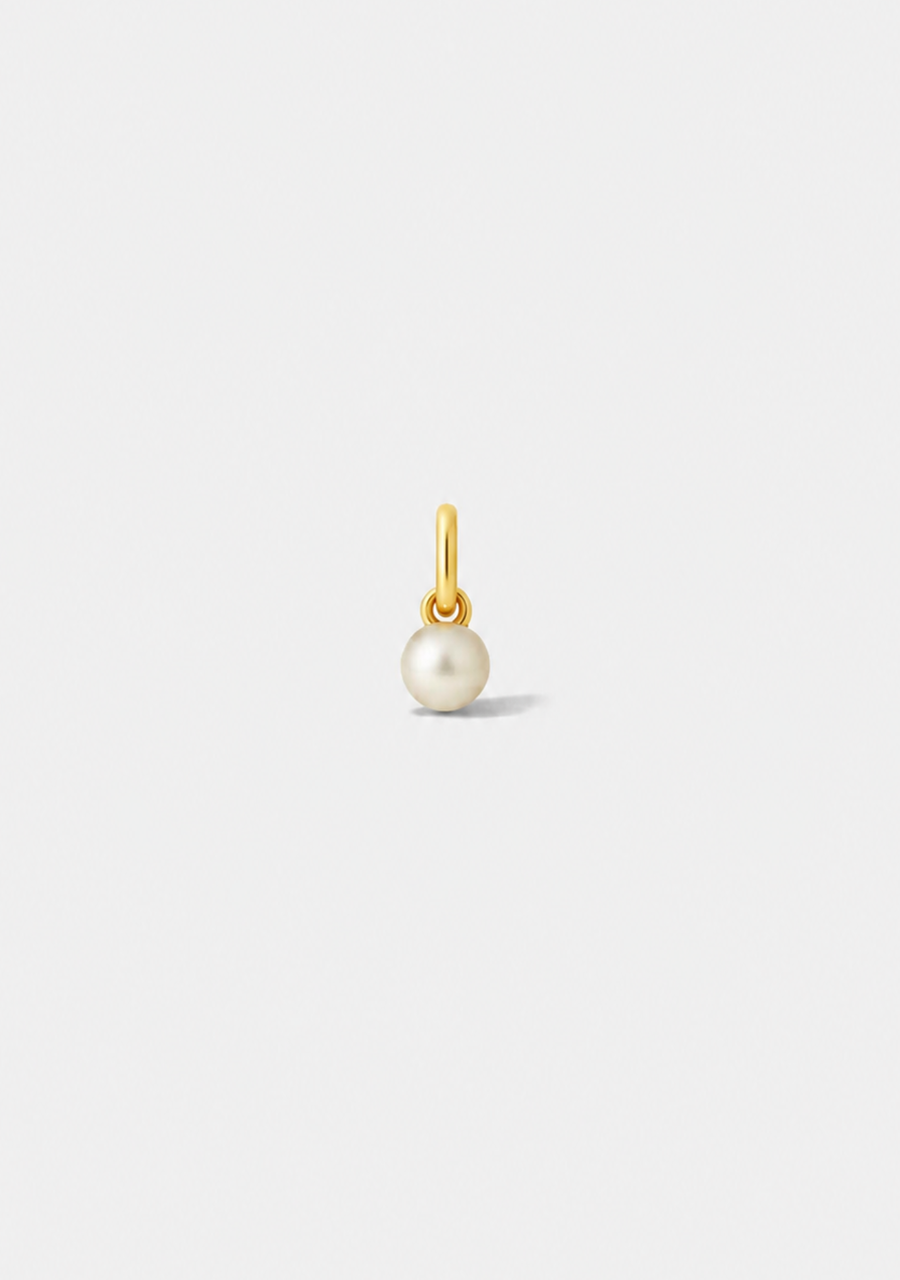 9ct Yellow Gold Fresh Water Pearl Birthstone Pendant