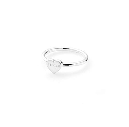 Stolen Girlfriends Club Sterling Silver Baby Stolen Heart Ring