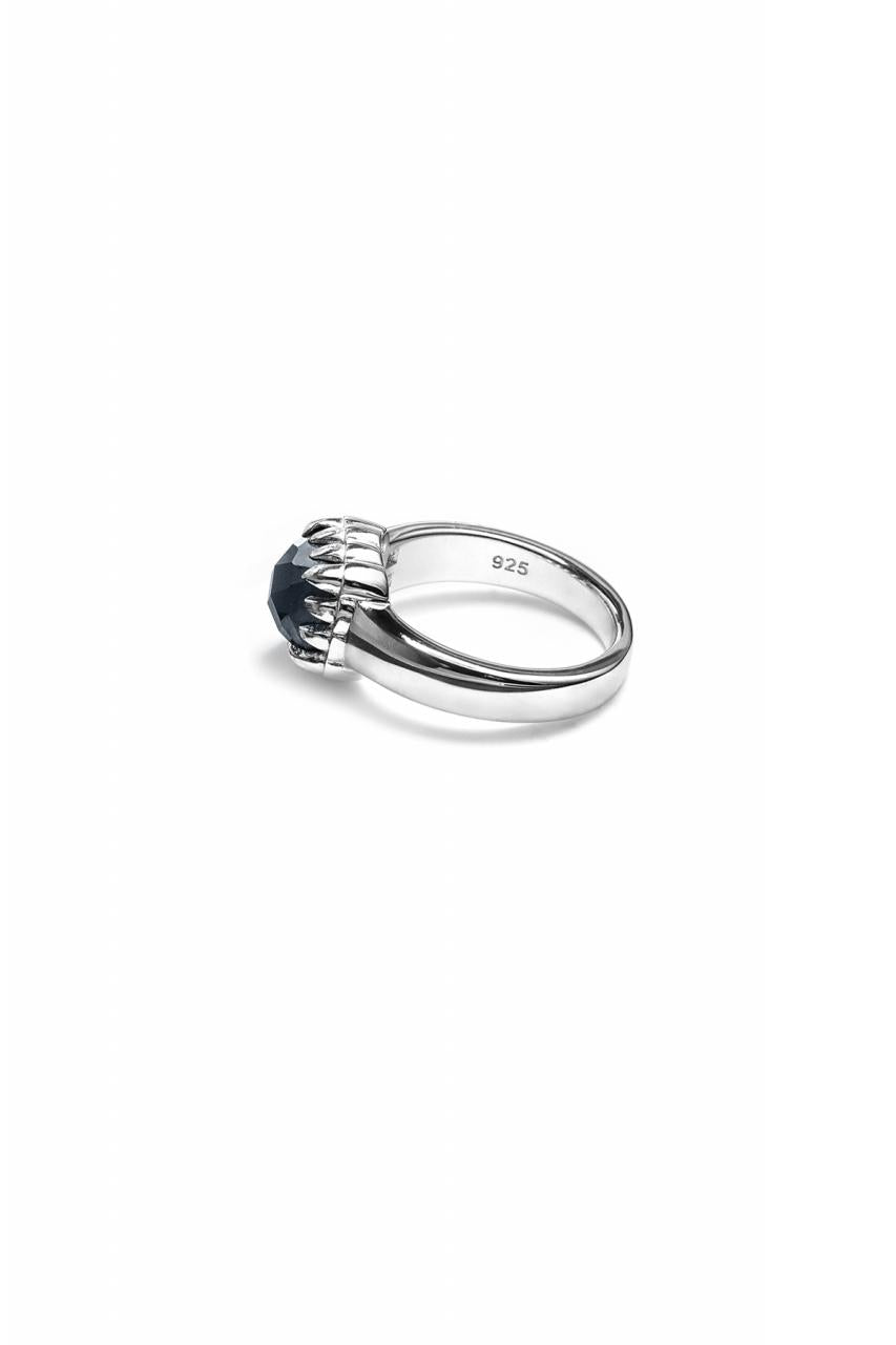 Stolen Girlfriends Club Sterling Silver Iron Glance Baby Claw Ring with Hematite