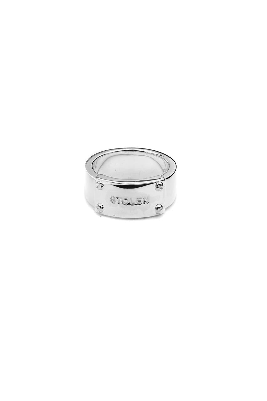 Stolen Girlfriends Club Sterling Silver Wide Bold Band Ring