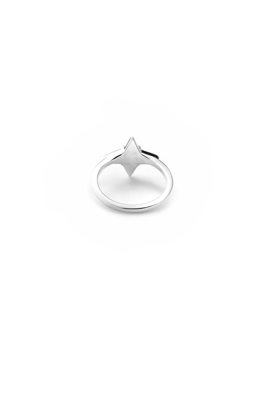 Stolen Girlfriends Club Sterling Silver Star Shocked Band Ring