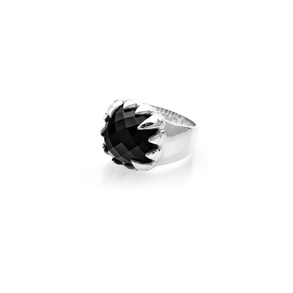 Stolen Girlfriends Club Sterling Silver Onyx Claw Ring