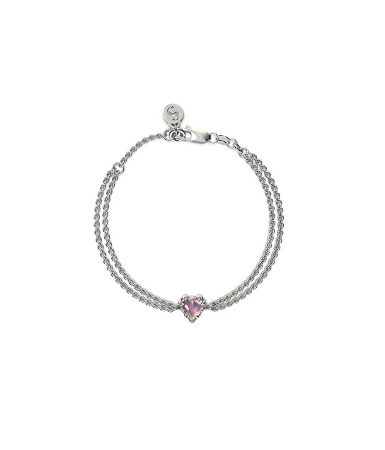 Stolen Girlfriends Club Sterling Silver Mystic Quartz Love Claw Bracelet