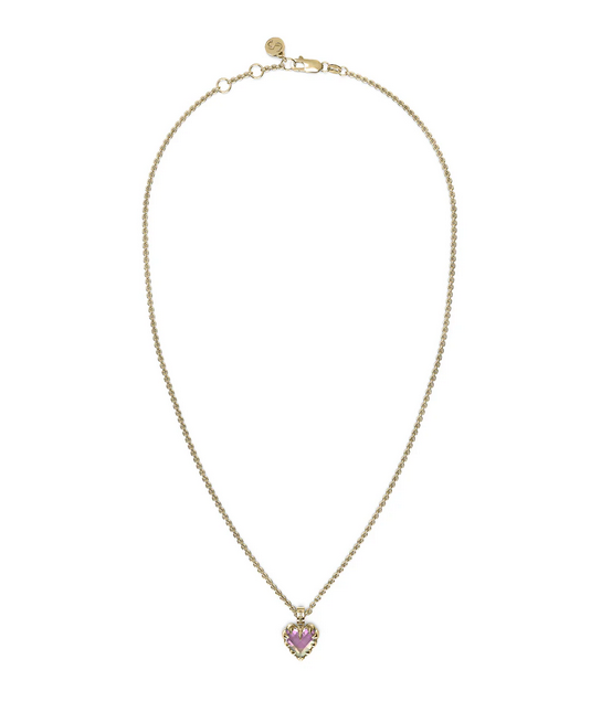 Stolen Girlfriends Club 18ct Gold Plated Mystic Quartz Love Claw Necklace