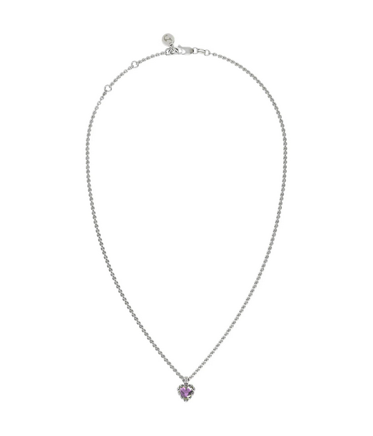 Stolen Girlfriends Club Sterling Silver Mystic Quartz Mini Love Claw Necklace