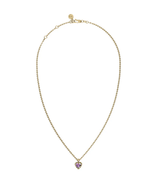 Stolen Girlfriends Club 18ct Gold Plated Mystic Quartz Mini Love Claw Necklace