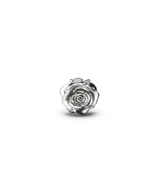 Stolen Girlfriends Club Sterling Silver Rose Bud Flat Back Single Earring